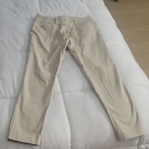 New York & Company Women's Tan Ankle Pants